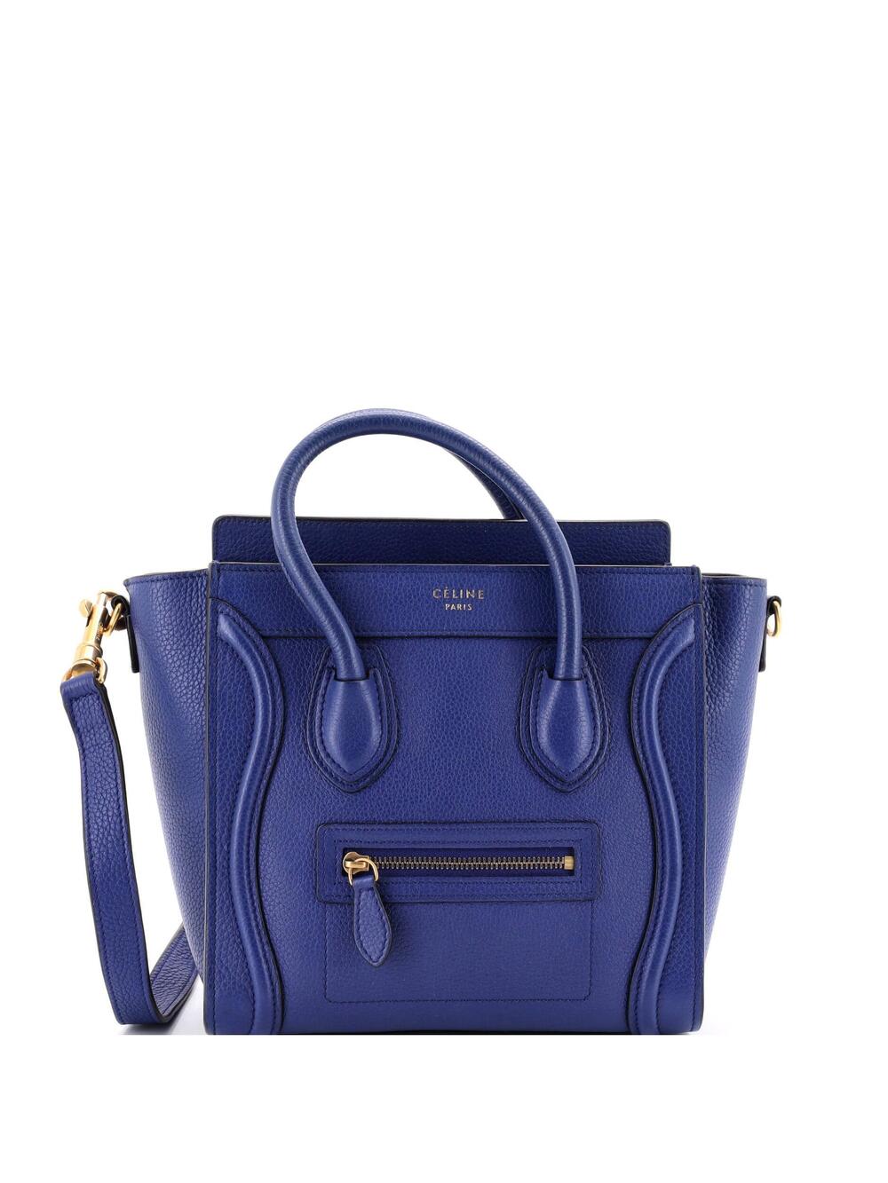 Celine Luggage Bag Grainy Leather Nano #349185C16B